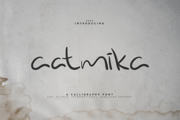 Aatmika: A Refined Script Handwritten Font for Thoughtful Editorial Design