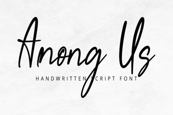 Among Us: A Script Font for Elegant Editorial Design