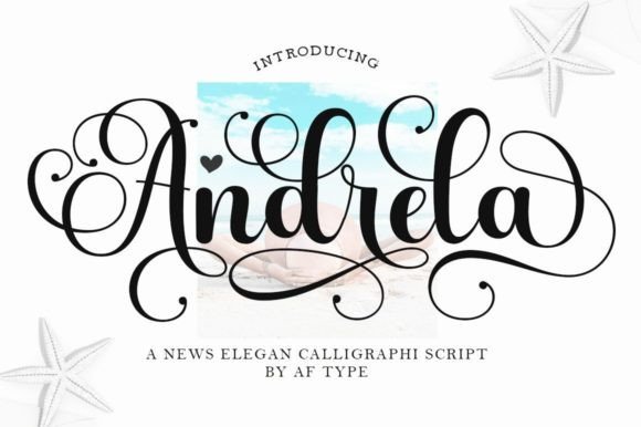 Andrela: A Script Font for Creative Crafters and Designers