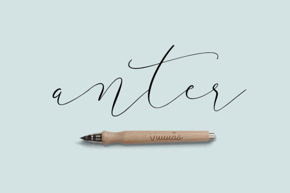 Anter: A Modern Script Font for Campaign-Ready Headlines