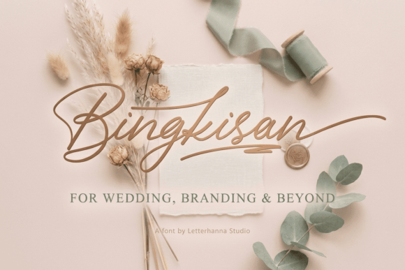 Bingkisan: A Script Font for Elegant Digital Branding