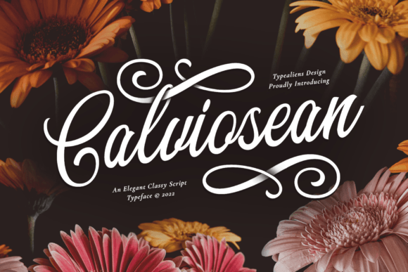 Calviosean: An Elegant Script Handwritten Font for Small Business Branding