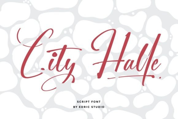 City Halle: A Script Font for Elegant Digital Branding