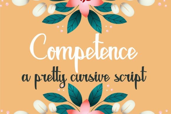 Competence: A Script Handwritten Font That Breathes Life into Your Design