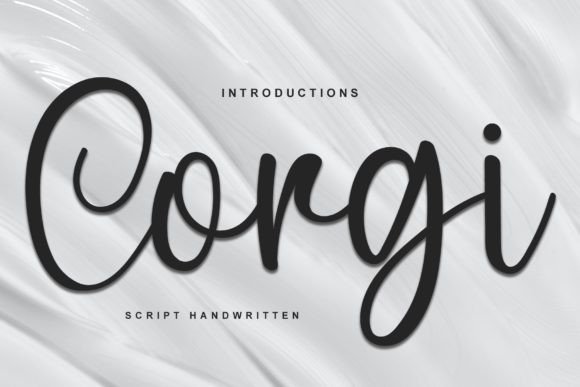 Corgi: A Romantic Script Handwritten Font for Elegant Design