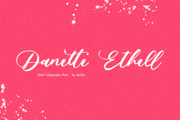 Danette Ethell: A Delicate Script Font for Editorial Elegance
