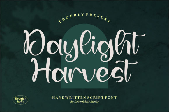 Daylight Harvest: A Script Handwritten Font That Feels Like Sunlight on a Spring Launch