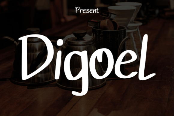 Digoel: A Modern Script Typeface for Luxury Branding