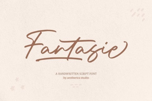 Fantasie: A Script Handwritten Font for Dynamic Branding