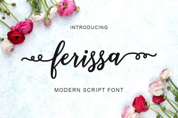 Ferissa: A Script Font for Elegant Editorial Design