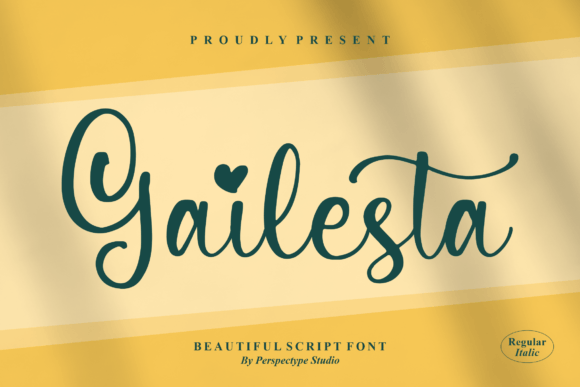 Gailesta Script Font for Elegant Branding Projects