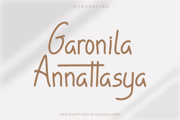 Garonila Annattasya: A Stylish Script Font for Elegant Branding