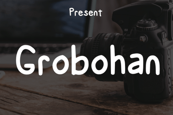 Grobohan: A Modern Script Font for Web Design and Brand Identity