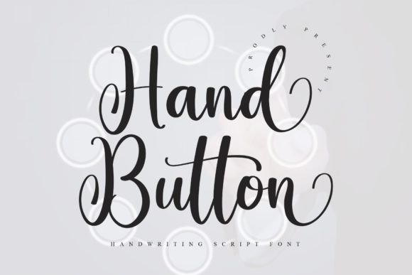 Hand Button: A Script Font for Elegant Editorial Design