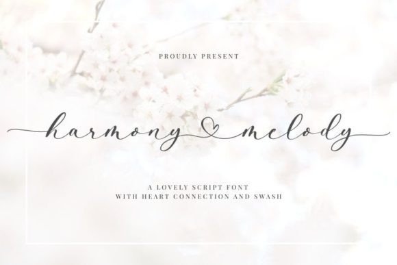 Harmony Melody Script Font for Elegant Brand Identity