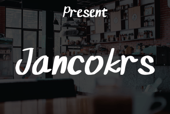 Jancokrs Handwritten Font for Playful Brand Identity