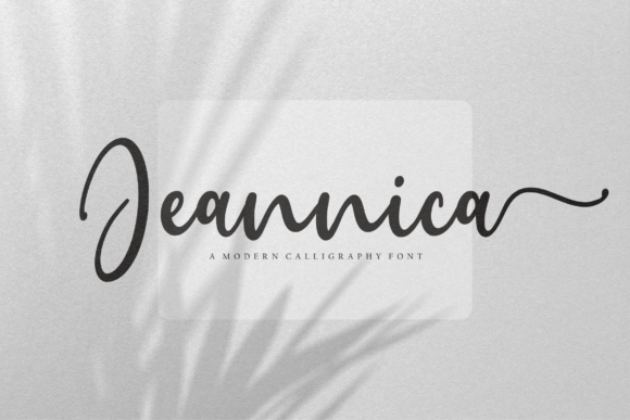 Jeannica: A Modern Script Font for Editorial Design and Branding