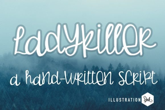 Ladykiller: A Handwritten Font for Editorial Elegance