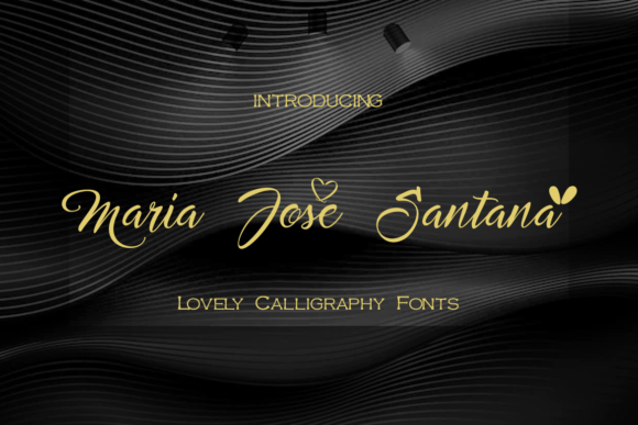 Maria Jose Santana Script Font for Modern Web Design