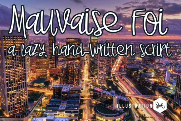 Mauvaise Foi: A Quirky Handwritten Font for Digital Branding