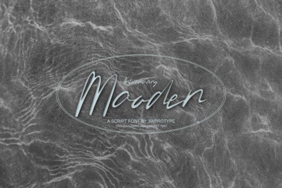 Mooden Script Font for Modern Web Design