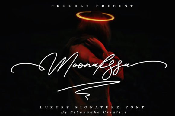 Moonalissa Script Font for Elegant Brand Identity Design
