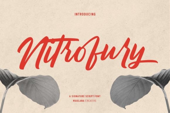 Nitrofury Font for Distinctive Small Business Branding