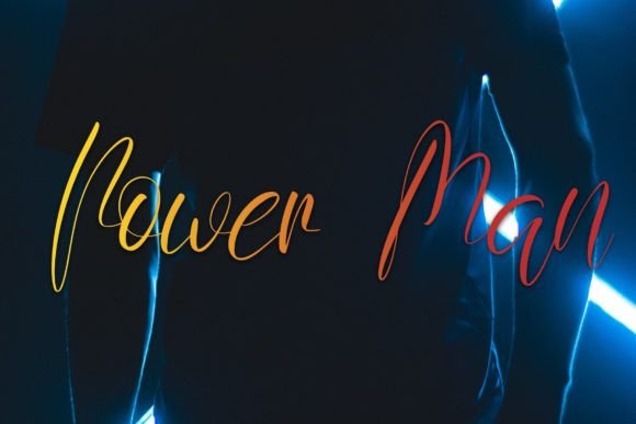 Power Man Script Font: Elegant Design for Creative Projects