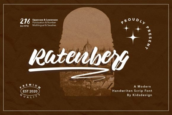 Ratenberg: The Script Font That Elevates Every Campaign