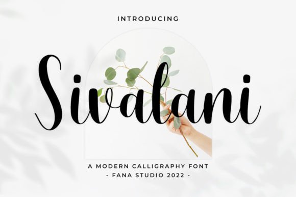 Sivalani Script Font for Elegant Handmade Design