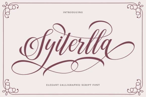 Syiterlla: The Script Handwritten Font That Elevates Your Campaigns