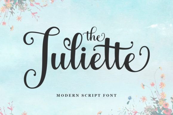 The Juliette: A Script Font for Modern Branding and Campaign Design