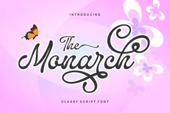 The Monarch Script Font for Handmade Creators
