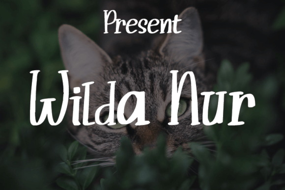 Wilda Nur Script Typeface for Elegant Editorial Design