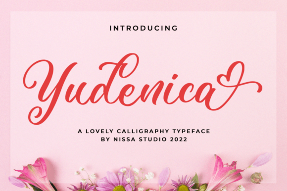 Yudenica Script Font for Elegant Handmade Designs